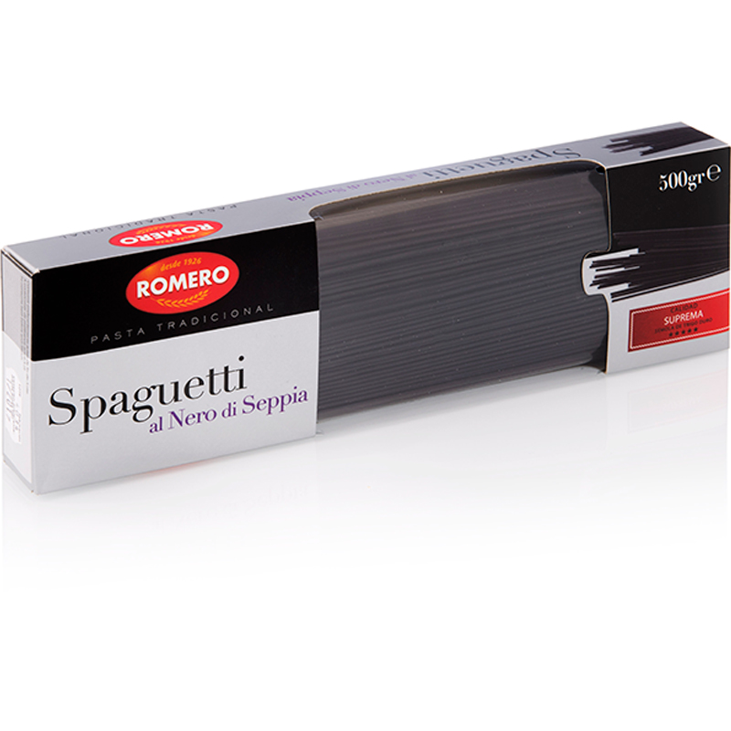 ESPAGUETI TINTA DE SÈPIA BOSSA 12/500gr.