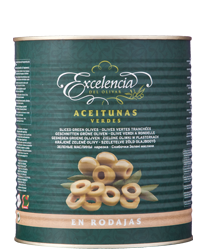 OLIVES VERDES RODANXES LLAUNA A10 6/3Kg (1560gr. P.N.E.)