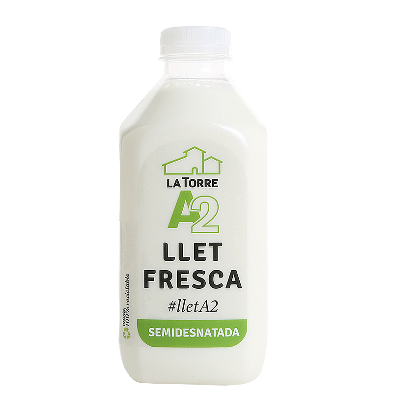 LLET FRESCA A2 SEMIDESNATADA AMPOLLA PET 3/1L