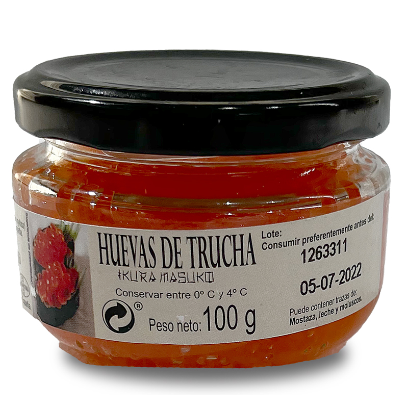 HUEVAS DE TRUCHA 100 g.