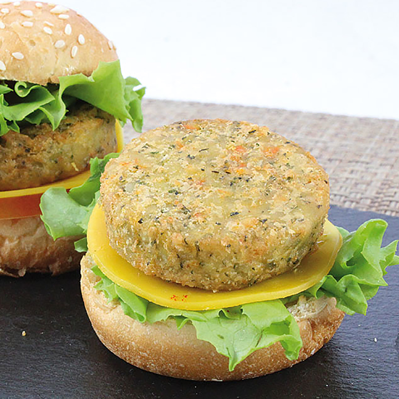 PVEG HAMBURGUESA FALAFEL (80g.) 1/4Kg.