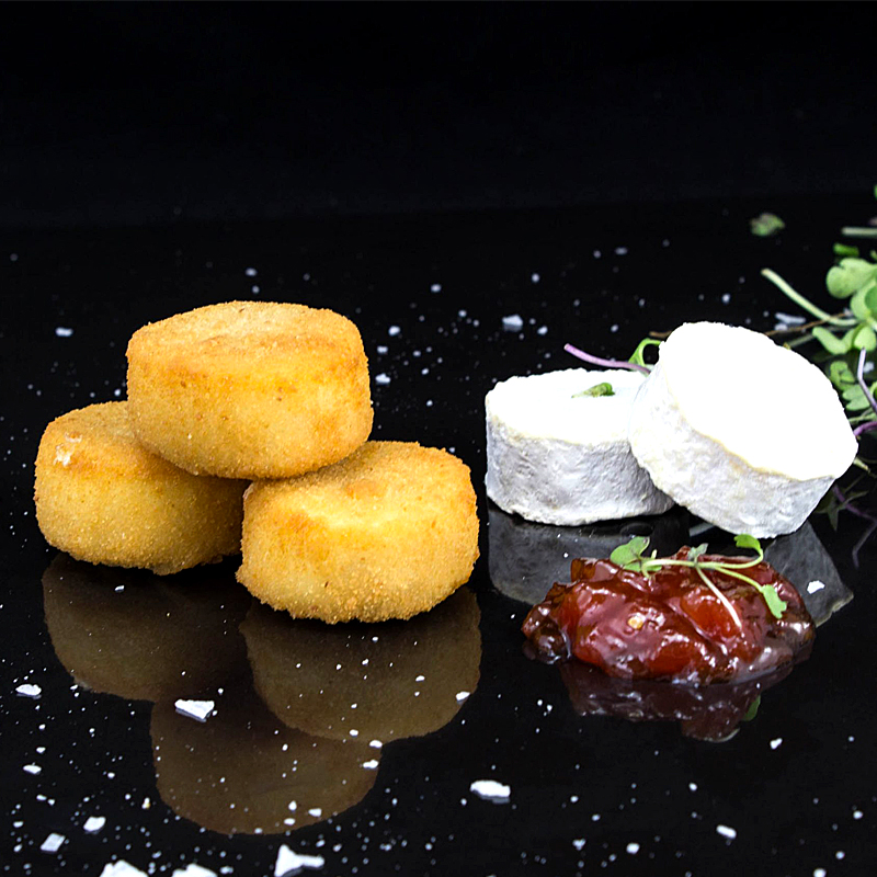 QUESO CAMEMBERT EMPANADO RODAJA (50g.)2Kg.