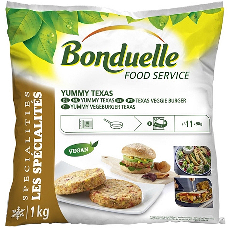 PVEG HAMBURGUESA TEXAS VEGANA (90g.) 6/1Kg