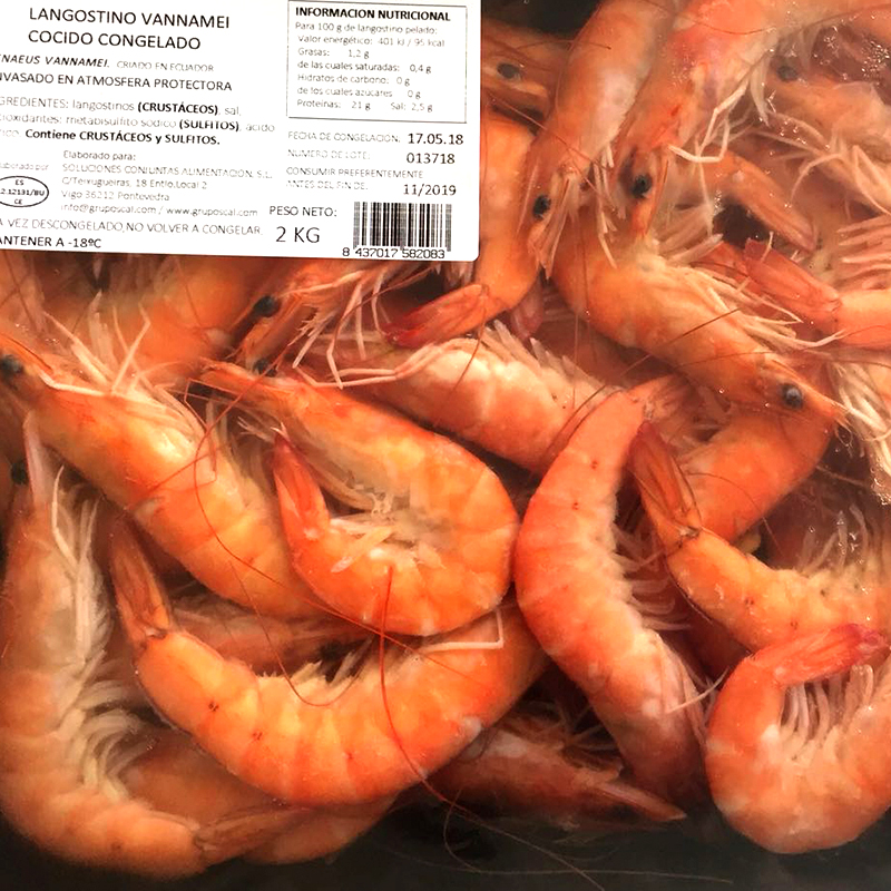 LLAGOSTÍ CUIT VANNAMEI(40-50) 2/2kg.