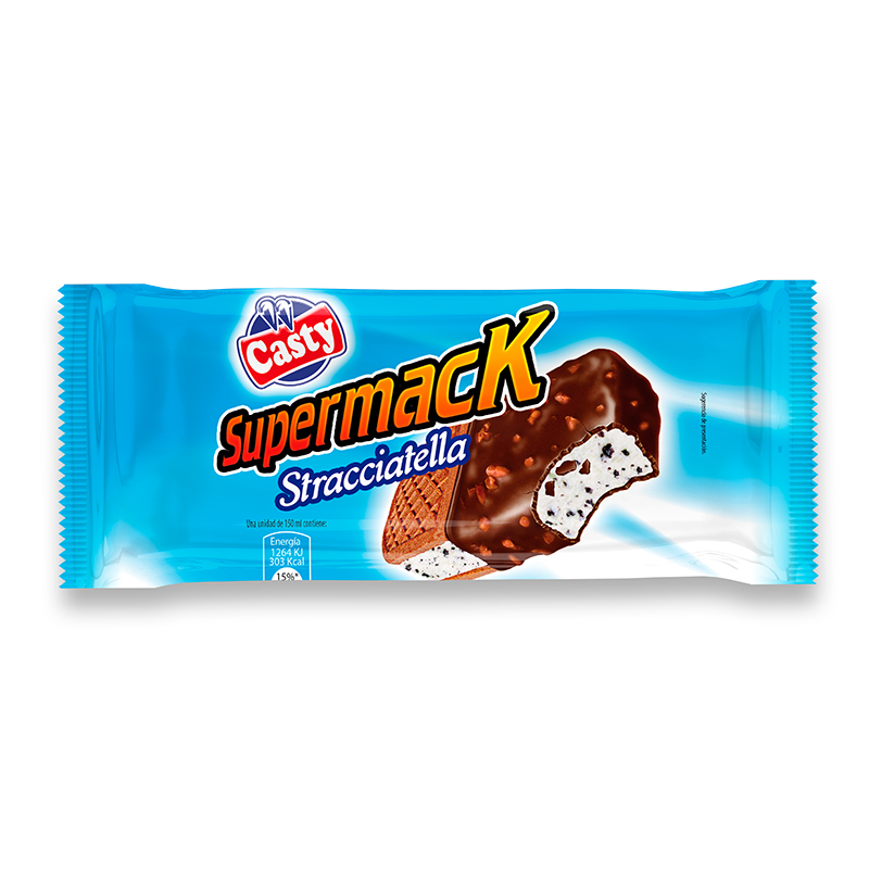 GELAT SANDWICH SUPERMACK STRACCIATELLA 8/(3X150ml)
