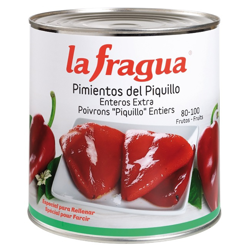 PIMIENTO PIQUILLO ENTEROS EXTRA 80-100 LATA 6/3Kg