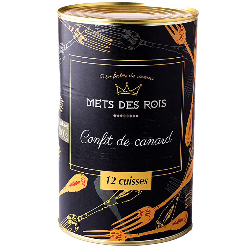 MUSLOS DE PATO AL CONFIT LATA 3/12 piezas