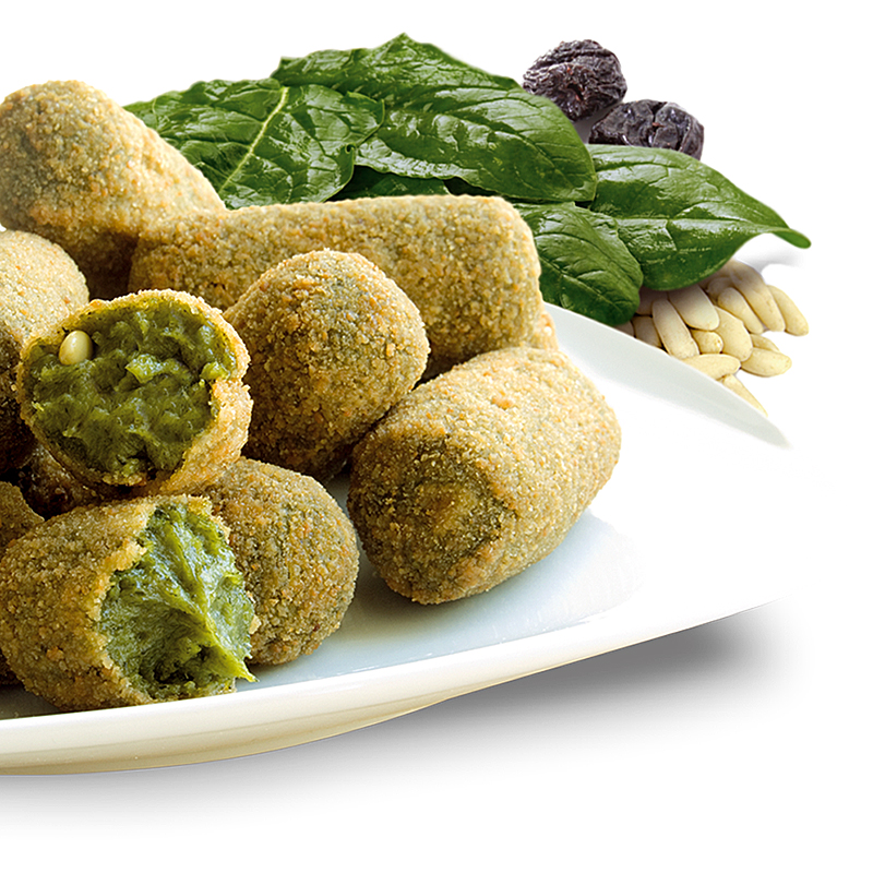 CROQUETA ESPINACS SELECCIÓ (35g) 4/1Kg