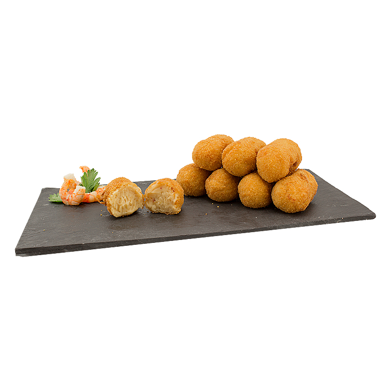 CROQUETA MERL./GAMB.(36g.) 3/1Kg. 
