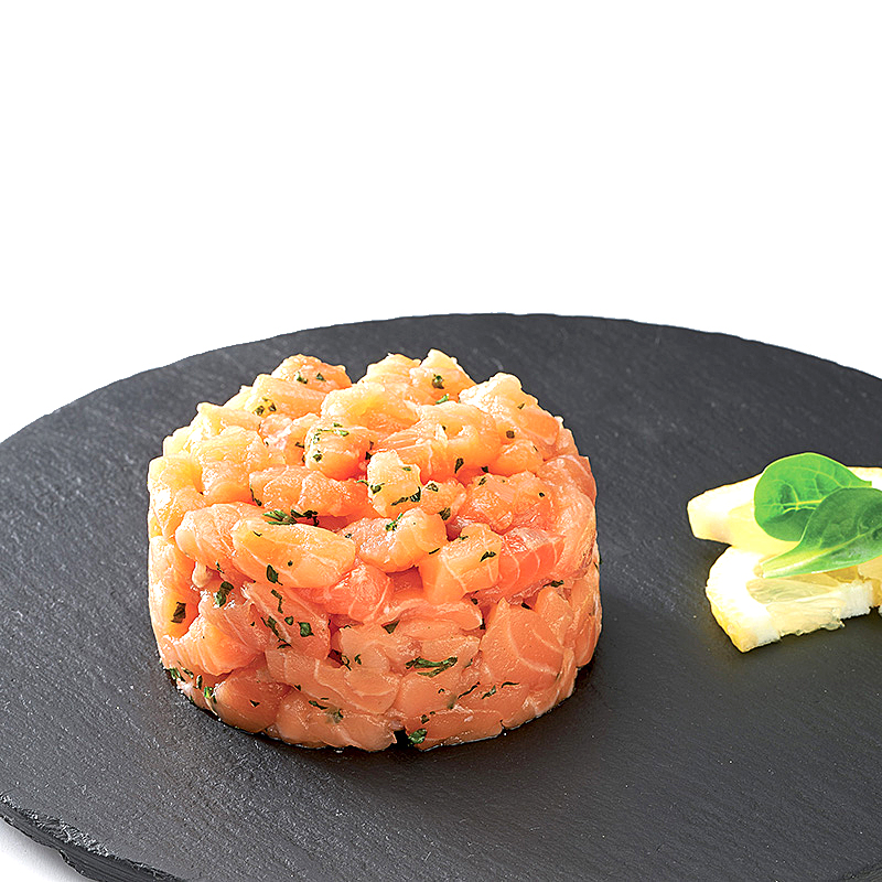TARTAR DE SALMÓN (20ux100g)Vacio C.2Kg