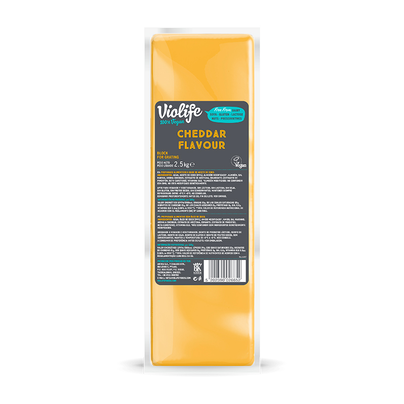 PVEG TIPO CHEDDAR BARRA S/G-S/L 5/2500g