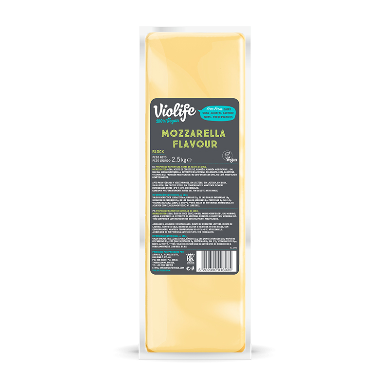 PVEG TIPUS MOZZARELLA BARRA S/G-S/L 5/2500gr