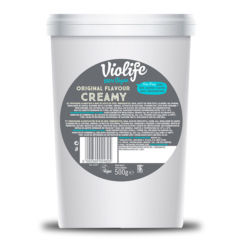 PVEG QUESO CREMA VEGANO S/G-S/L CUBO 6/500gr 