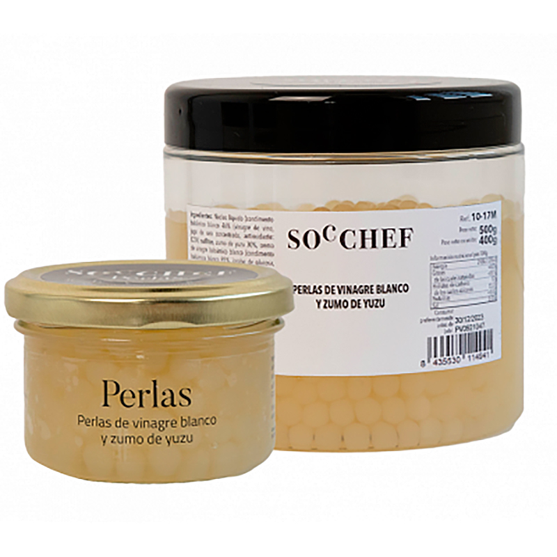 PERLAS VINAGRE BLANCO Y ZUMO DE YUZU TARRO 6/100gr