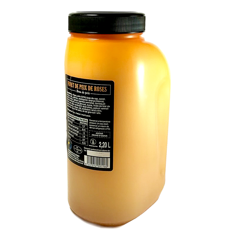 FUMET DE PEIX DE ROSES 100% NATURAL 2,2L (Brou de Peix)