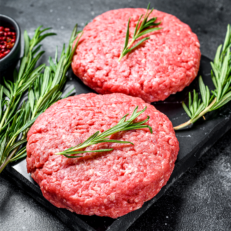 HAMBURGUESA VACÚ (140g.) PREP. CÀRNI IQF 2/2,5Kg