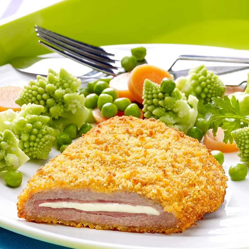 ESCALOPA CORDON BLEU GALL DINDI IQF (120-130g) HTL 5Kg.