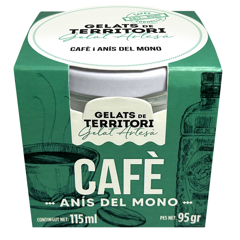 HELADO DE CAFÉ Y ANÍS DEL MONO 8/115ml