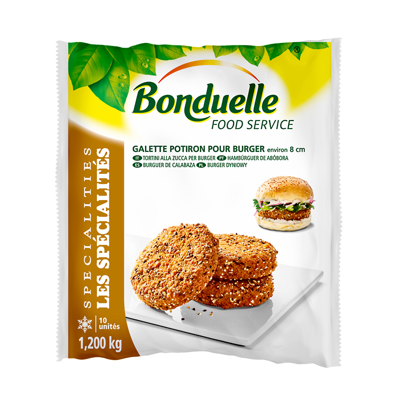 PVEG HAMBURGUESA CARBASSA I FORMATGE 6/1,2Kg