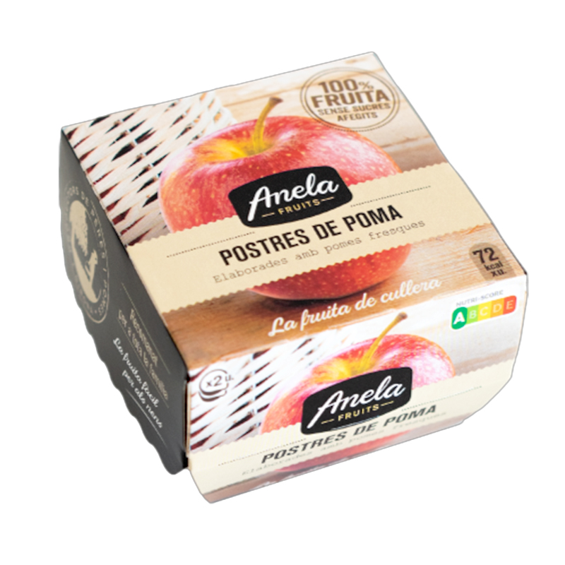 POSTRE DE MANZANA (compota) S/AZÚCAR 60/100gr
