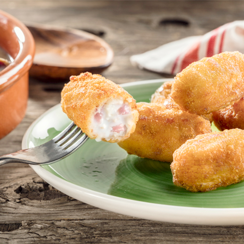 CROQUETA COCIDO SELEC (31g) 4/1Kg