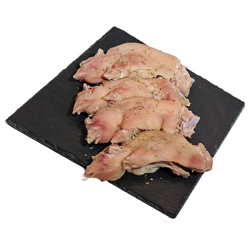PEUS DE PORC CUITS (4 MEITATS) 10/800gr