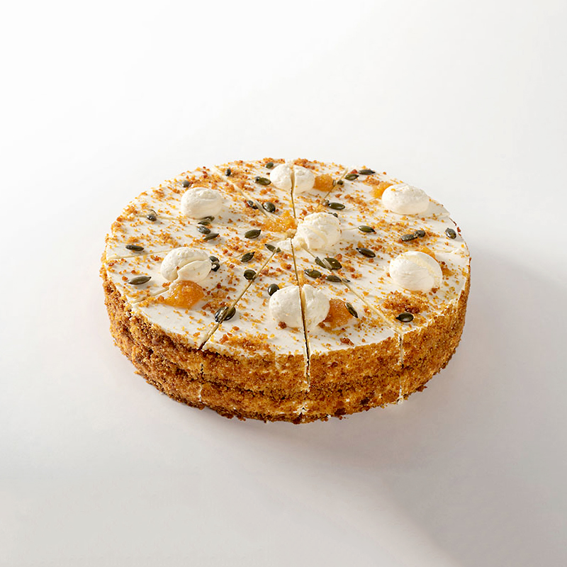 TARTA AMER. PUMPKIN PIE (CALABAZA) 14 PORC. 1850gr