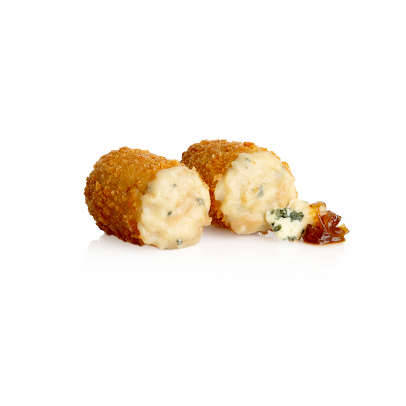 CROQUETA QUESO AZUL Y CEBOLLA CARAMELIZADA (30g) 4/1kg