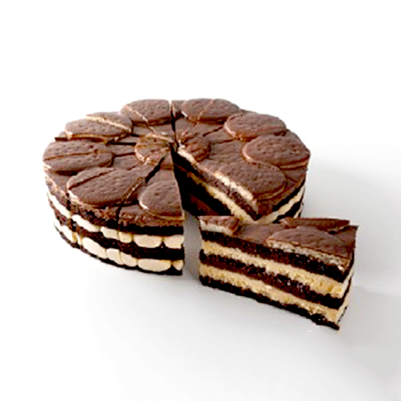 PASTÍS AMER. GALETA XOCOLATA TALLADA 14 PORC. 1967g