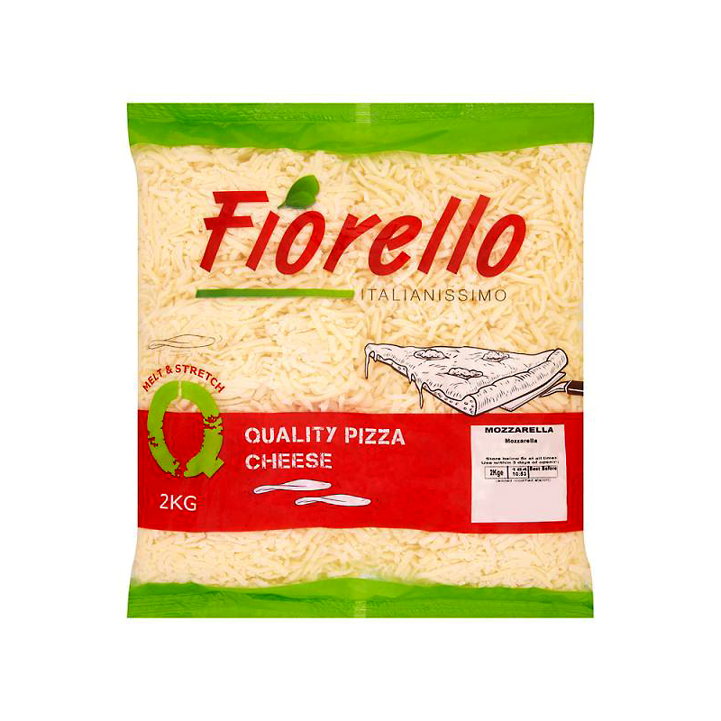 MOZZARELLA 100% RATLLADA IQF 6/2Kg 