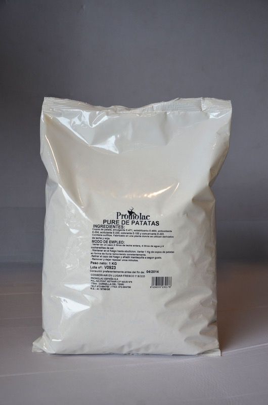 PURÉ DE PATATES EN FLOCS BOLSA 10/1Kg