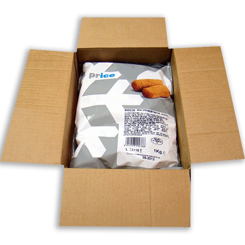 CROQUETA JAMÓN MINI PRICE (10g)4/1Kg