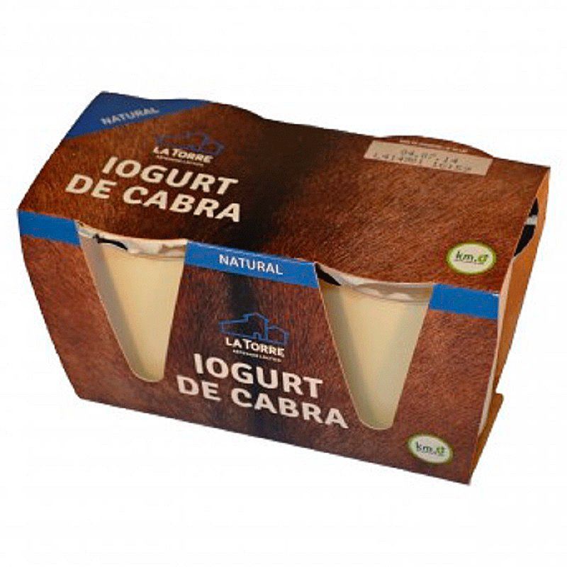IOGURT NATURAL DE CABRA PACK 2UN