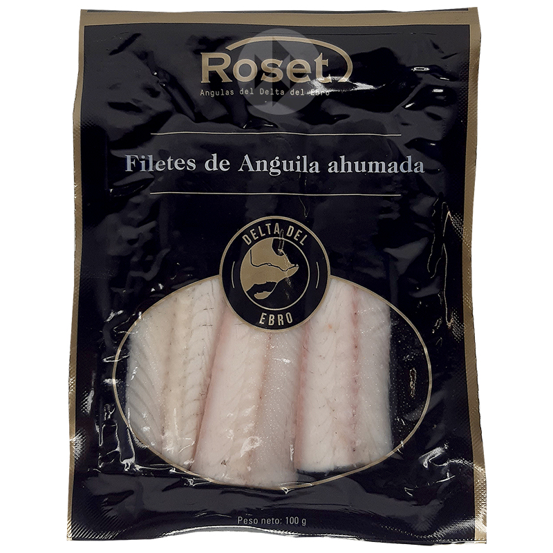ANGUILA AHUMADA SOBRE 100g.  