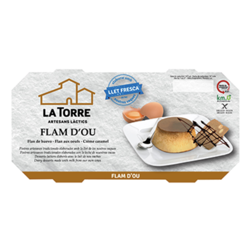 FLAM D'OU DE PAGÈS 6/(PACK 2X125g)
