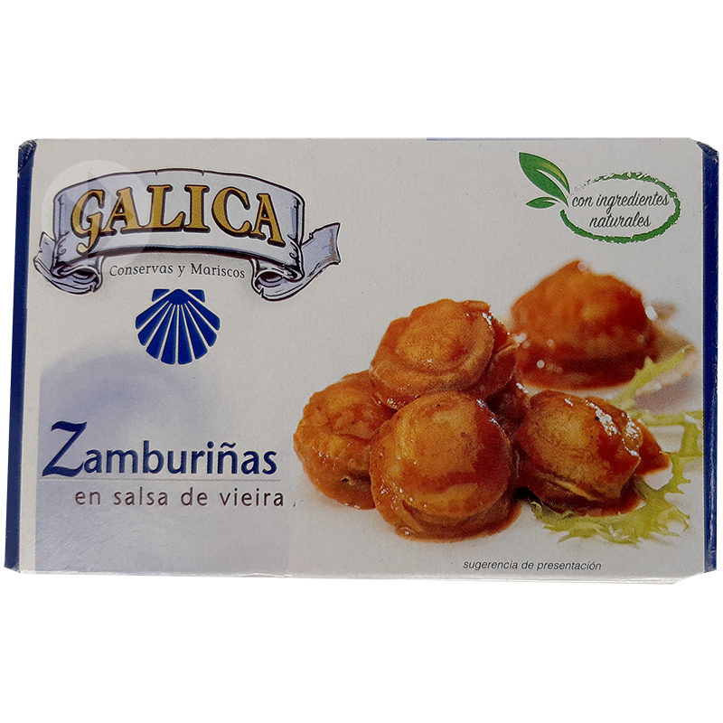 ZAMBURINAS EN SALSA DE VIERAS LATA 25u OL-120 