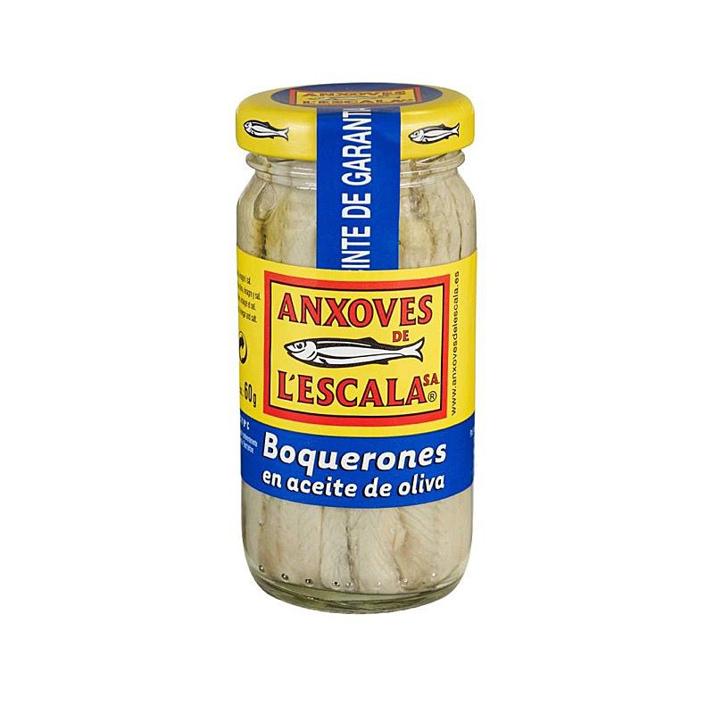 BOQUERÓN FILETE  EN ACEITE OLIVA 15/(cristal 100g) (ANX.ESC)