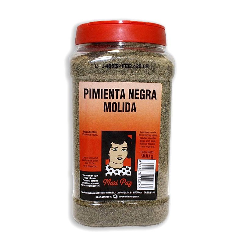 PEBRE NEGRE MOLT POT 12/900g