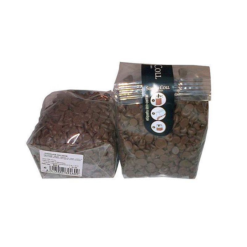 XOCOLATA COBERTURA AMB LLET GOTES 12/500 g.