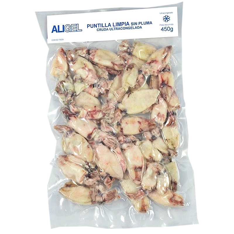 PUNTILLA CHINA S/PLUMA IQF(3-5)12/450g.