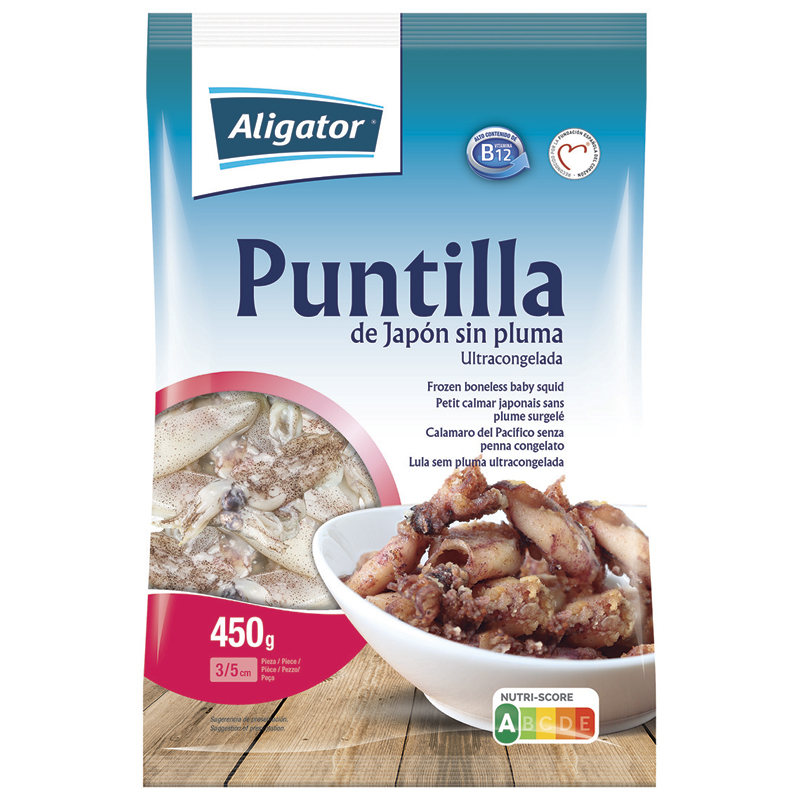 PUNTILLA  XINA  S/PLOMA IQF 10% (3-6)12/500g.