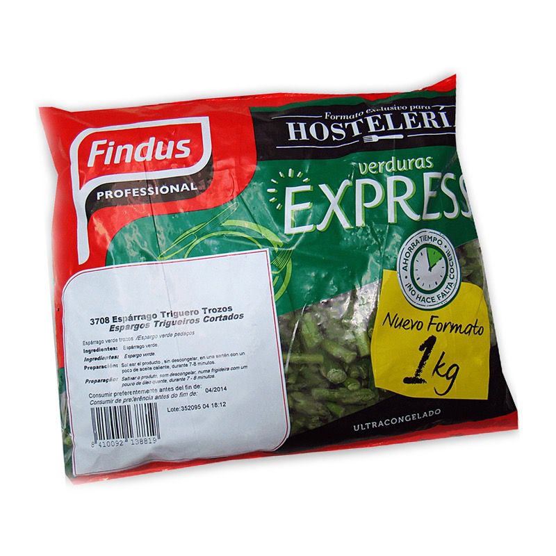 ESPÀRREC VERD TROSSOS 6/1Kg